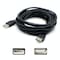 Add-On Addon 1.82M (6.00Ft) Usb 2.0 (A) Male To Female Black Extension Cable USBEXTAA6 - alternate 1